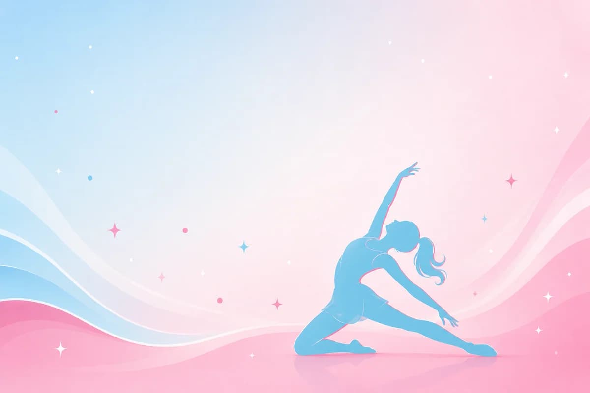 Contemporary dancer silhouette illustration