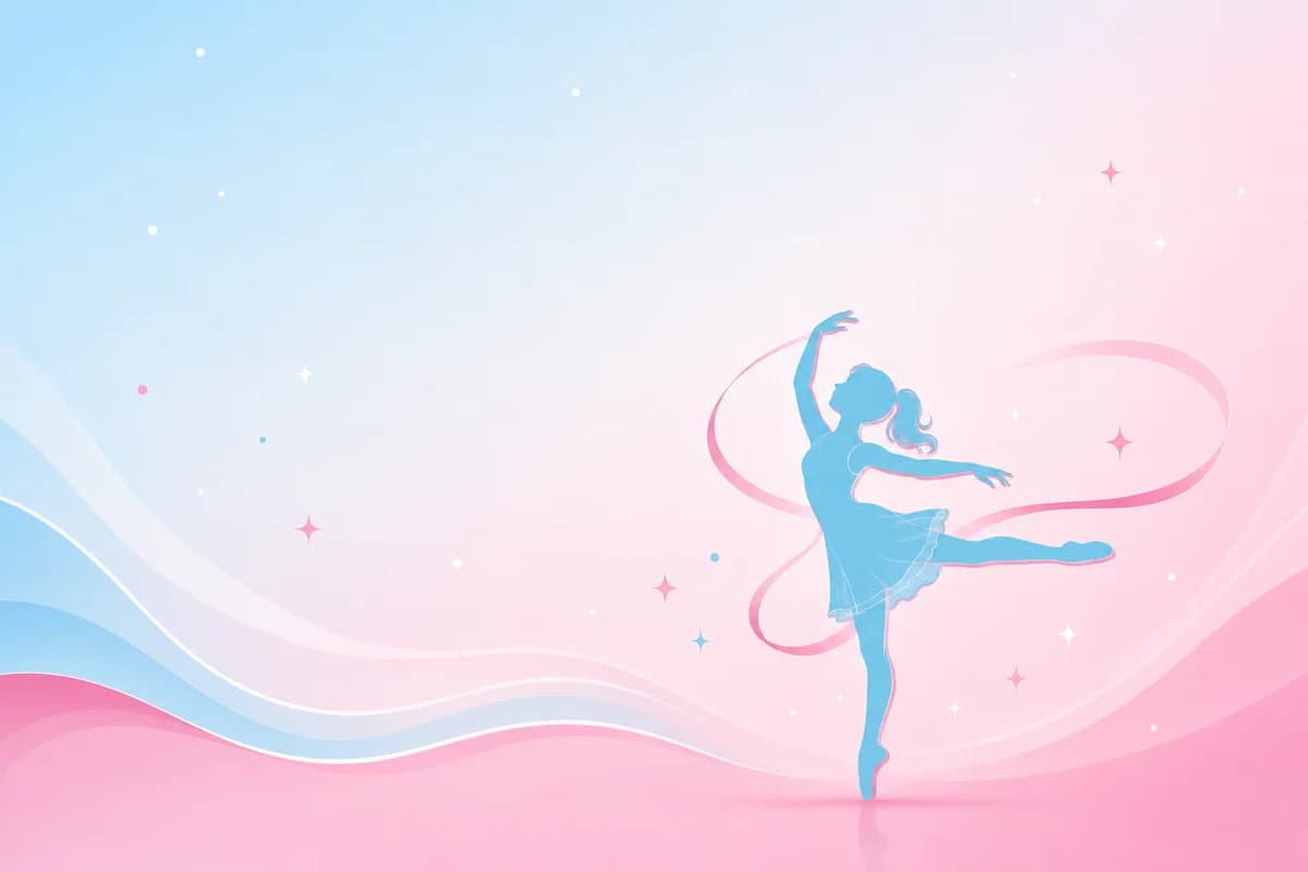 Lyrical dancer silhouette illustration